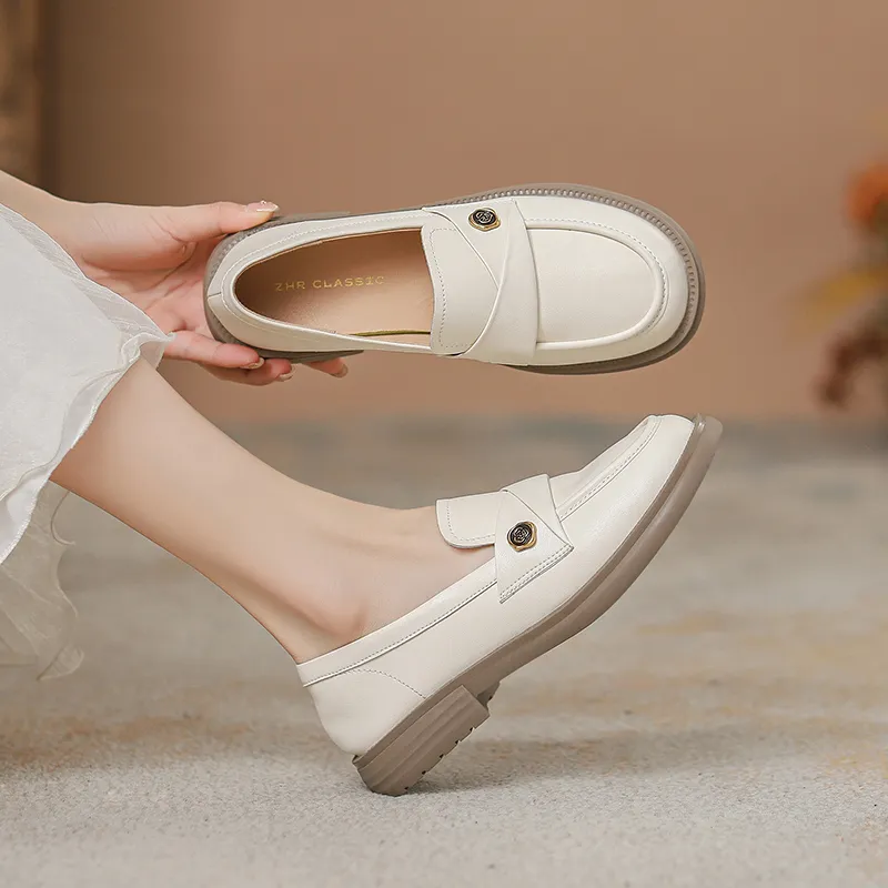 ZHR Loafers Women's Beige, Black-3