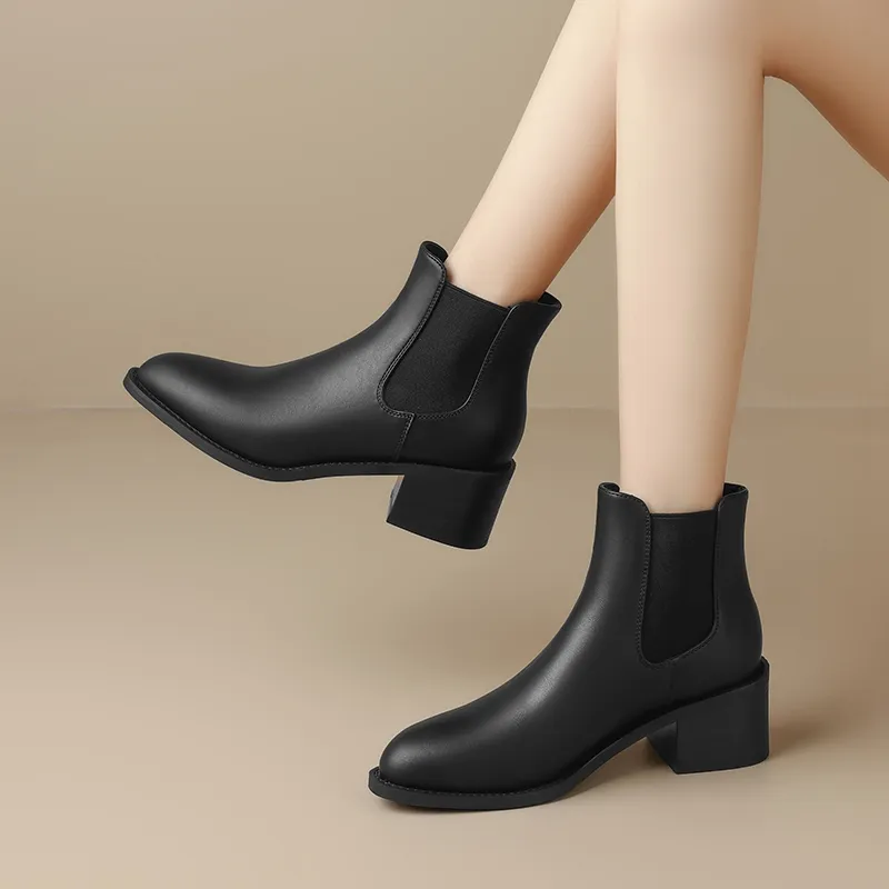 ZHR Short Chelsea Boots 5.5cm Women's-5