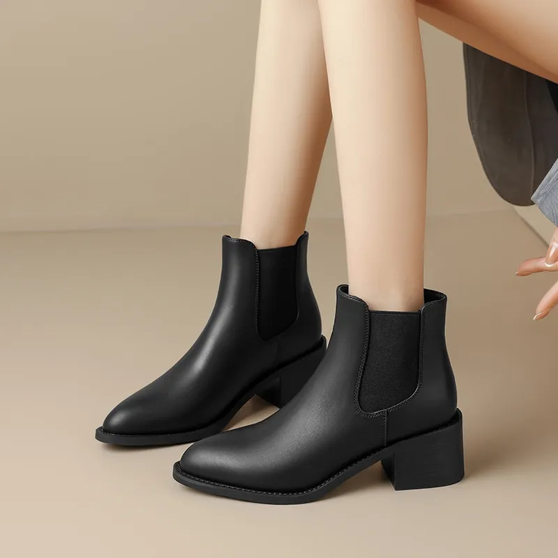 ZHR Short Chelsea Boots 5.5cm Women's-1