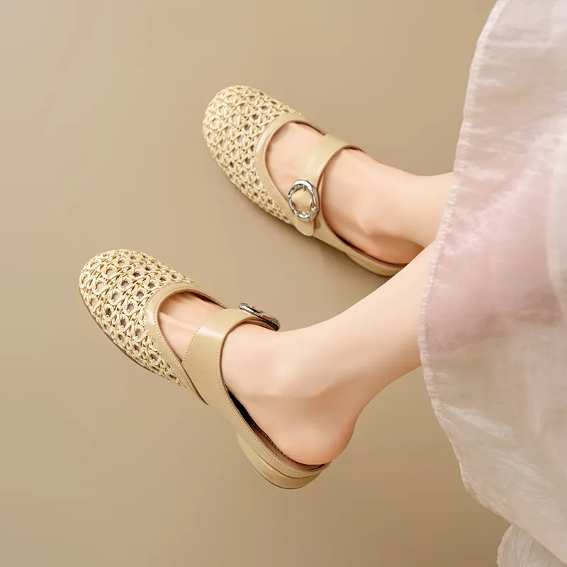 ZHR Rubber Sole Odor Resistant, Abrasion Resistant Closed Toe Slippers Women's-10