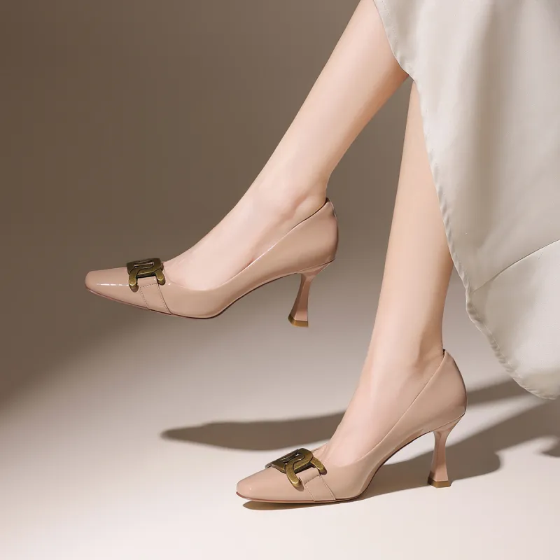 ZHR Slim Heel High Heels 7.5cm Women's-14