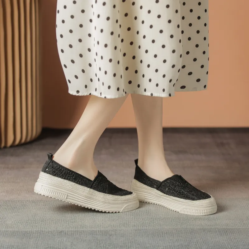ZHR Espadrilles Women's Black/Beige-9
