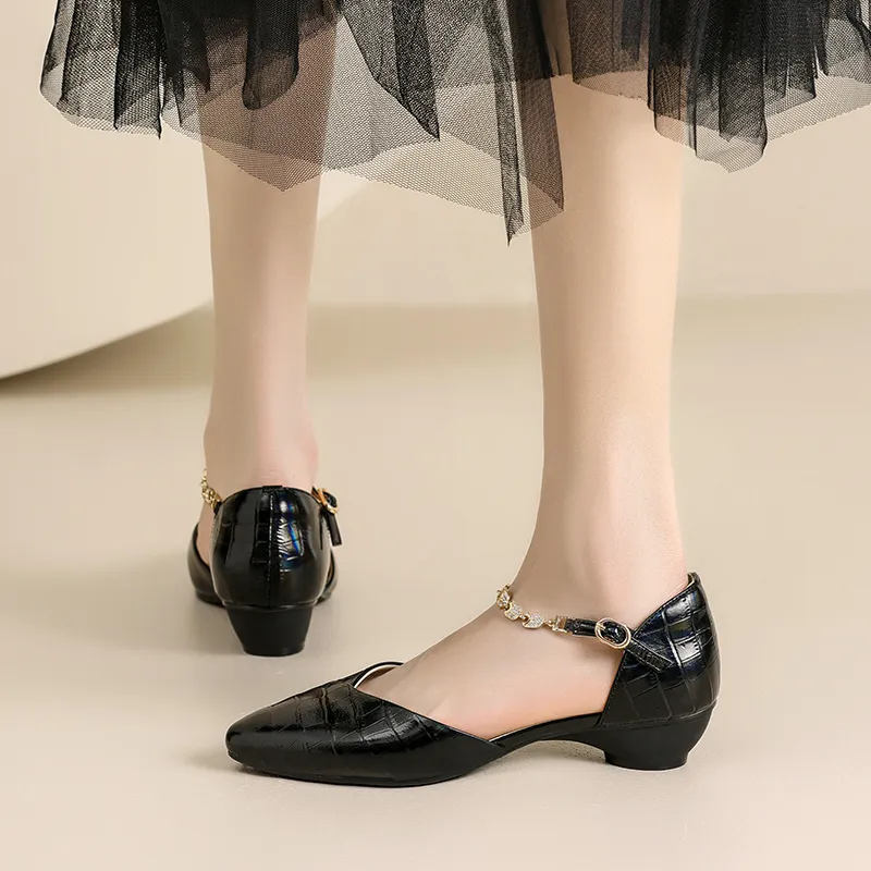 ZHR Cone Heel High Heels Women's-6