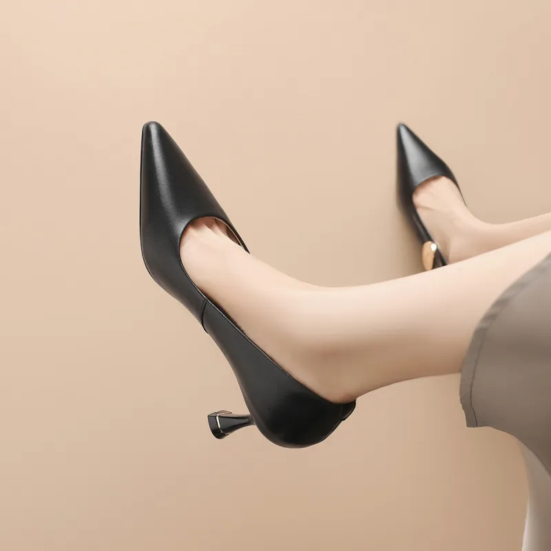 ZHR Slim Heel High Heels 6.5cm Women's-10