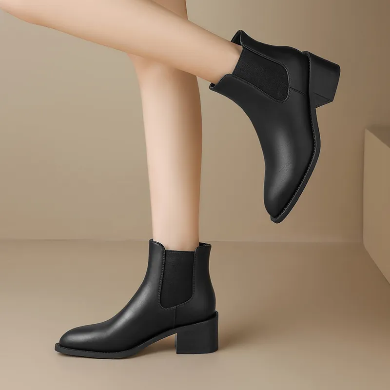 ZHR Short Chelsea Boots 5.5cm Women's-4