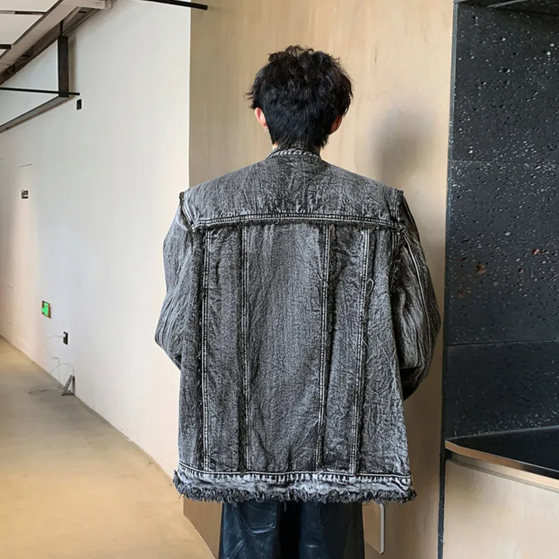 Mulinsen Denim Jacket Unisex Black-5