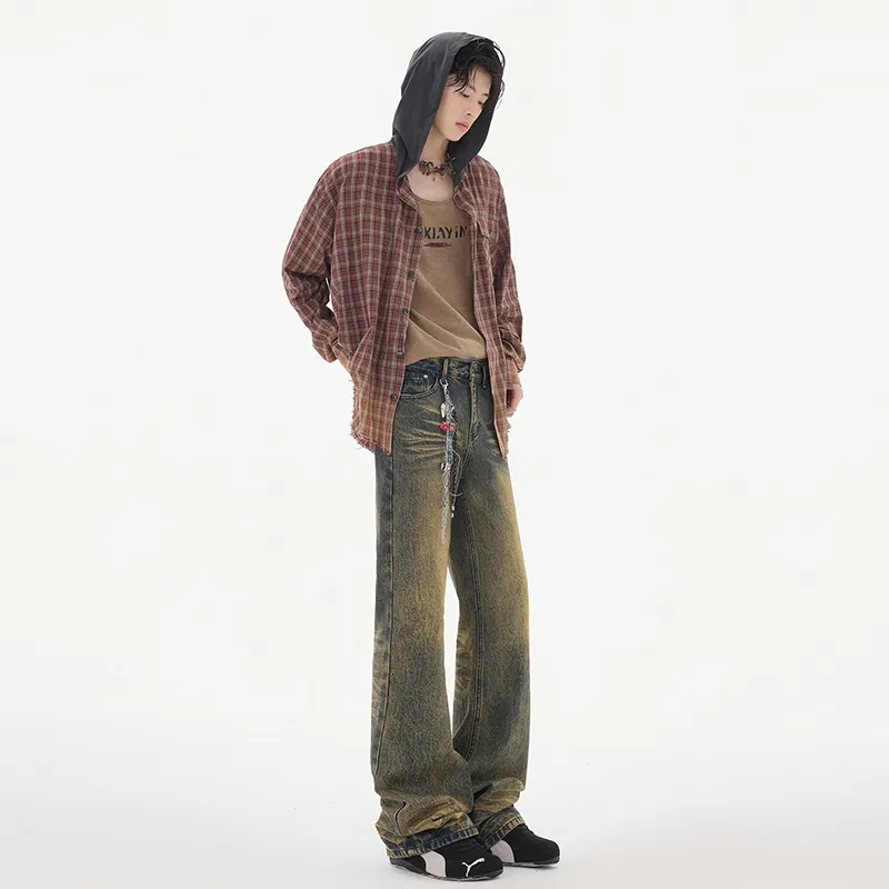 Mulinsen Jeans Unisex Yellow Mud-4