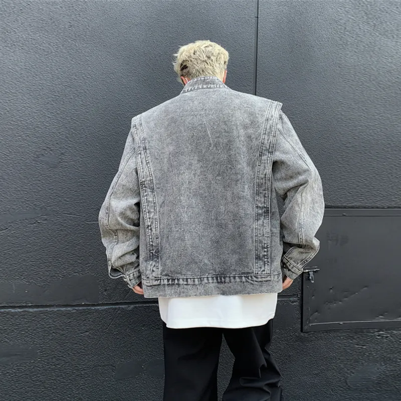 Mulinsen Denim Jacket Unisex Gray-5