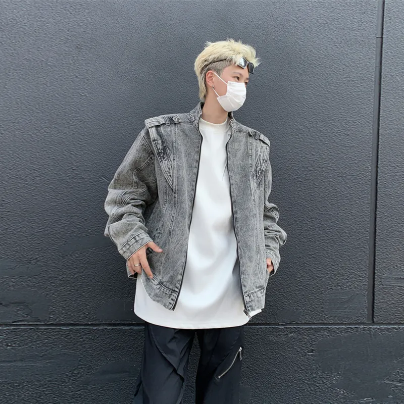 Mulinsen Denim Jacket Unisex Gray-4