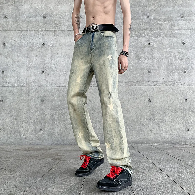 Mulinsen Jeans Unisex Yellow Mud-2