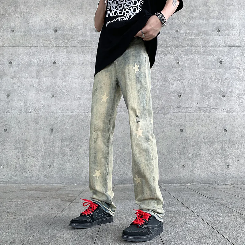 Mulinsen Jeans Unisex Yellow Mud-1