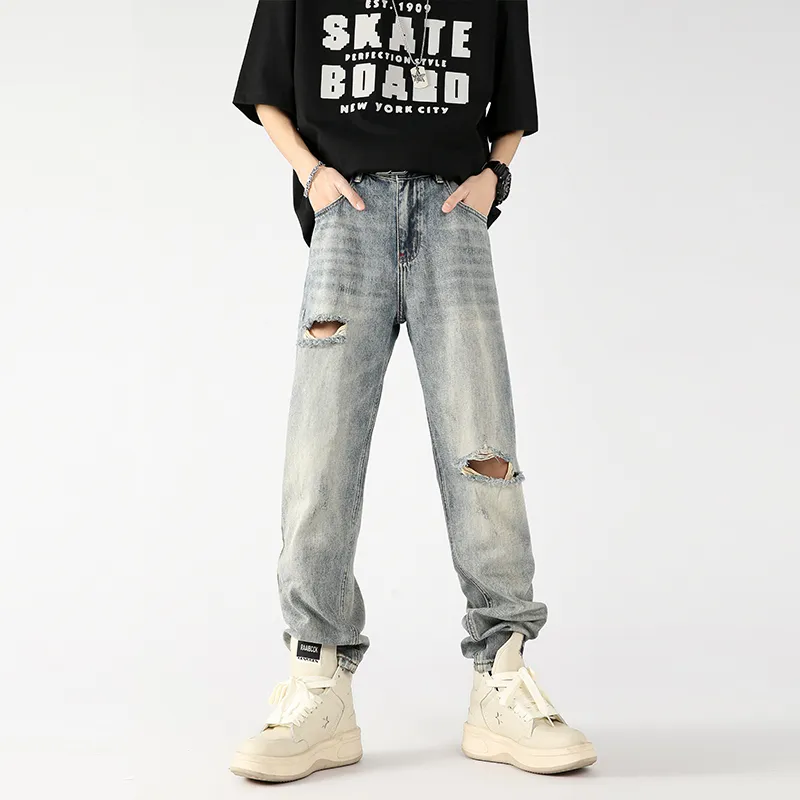 Mulinsen Jeans Unisex Washed Color-2