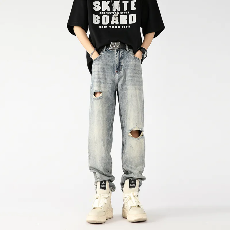 Mulinsen Jeans Unisex Washed Color-3