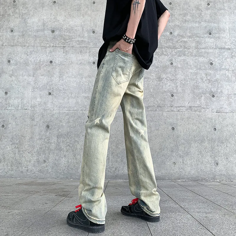 Mulinsen Jeans Unisex Yellow Mud-5