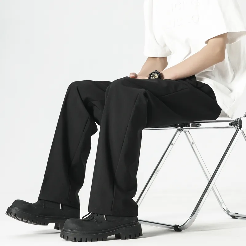 TESTUNG Classic Suit Pants Unisex-5