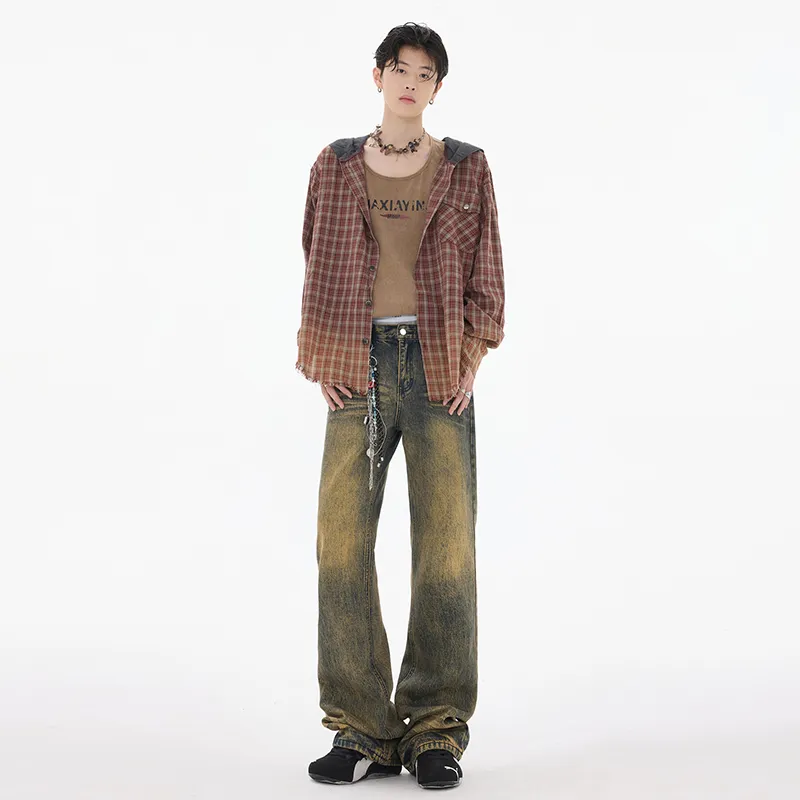 Mulinsen Jeans Unisex Yellow Mud-2