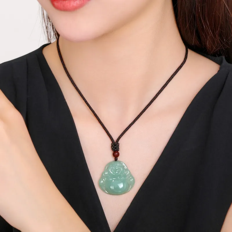 TAMINA Glutinous Jade Jadeite Pendants Women's-1