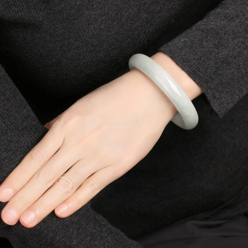 TAMINA Glutinous Jade Jadeite Bangles Women's-4