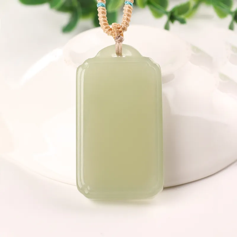 TAMINA Pendants Green Jade Unisex-1