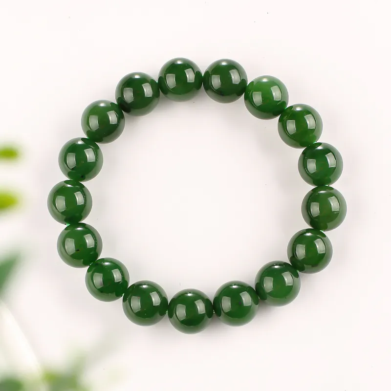 TAMINA Hetian Jade Bracelets Jasper Unisex-3