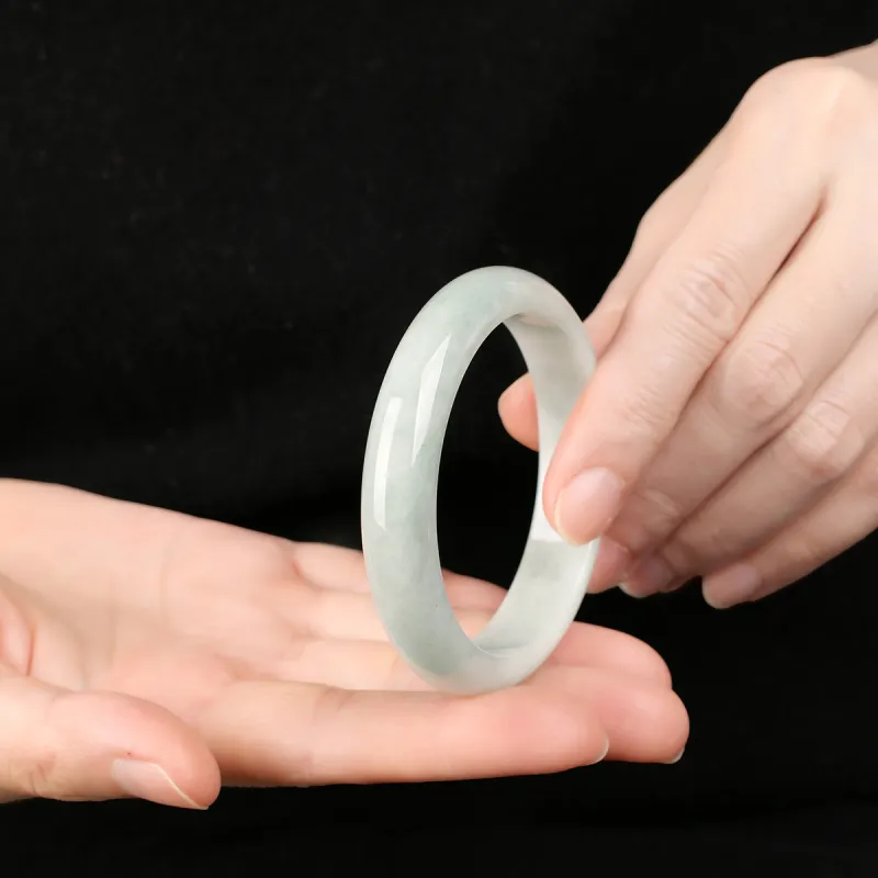 TAMINA Glutinous Jade Jadeite Bangles Women's-4