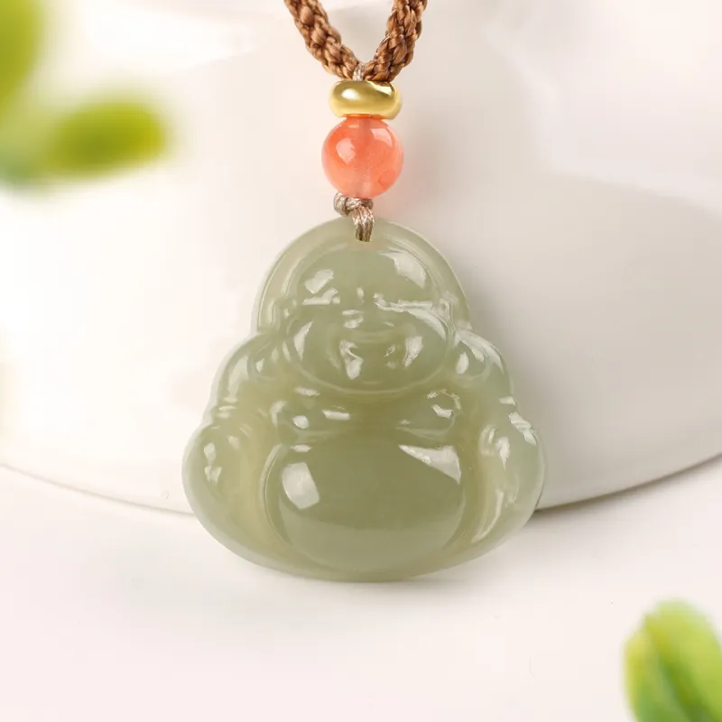 TAMINA Pendants Green Jade Unisex-1