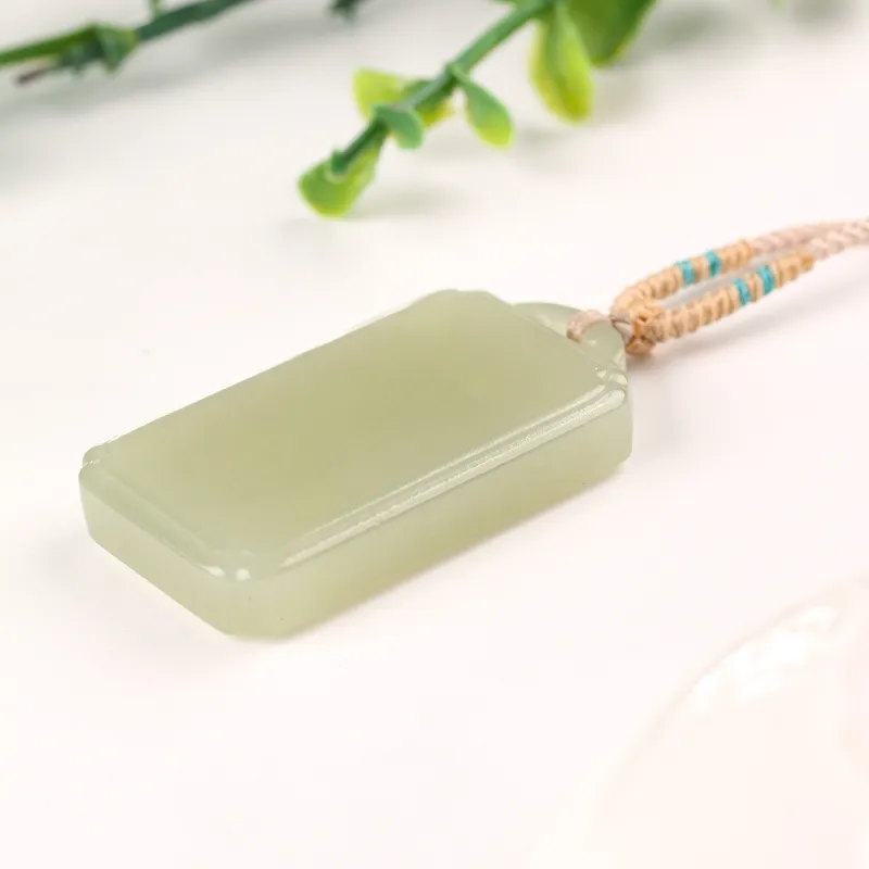 TAMINA Pendants Green Jade Unisex-3