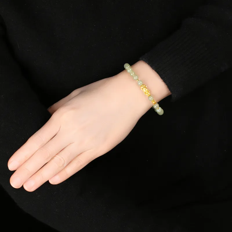 TAMINA Bracelets Green Jade Unisex-4