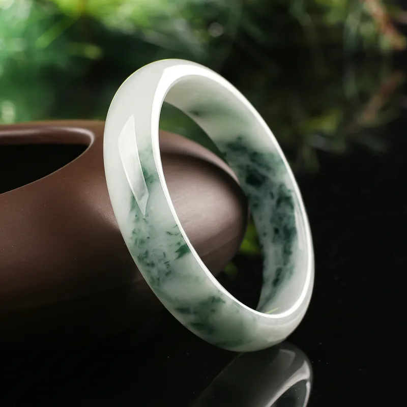 TAMINA Glutinous Jade Jadeite Bangles Women's-2