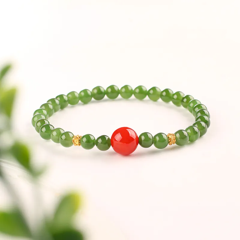 TAMINA Hetian Jade Bracelets Jasper Women's-1