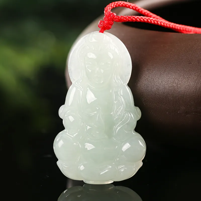TAMINA Glutinous Jade Jadeite Pendants Women's-1