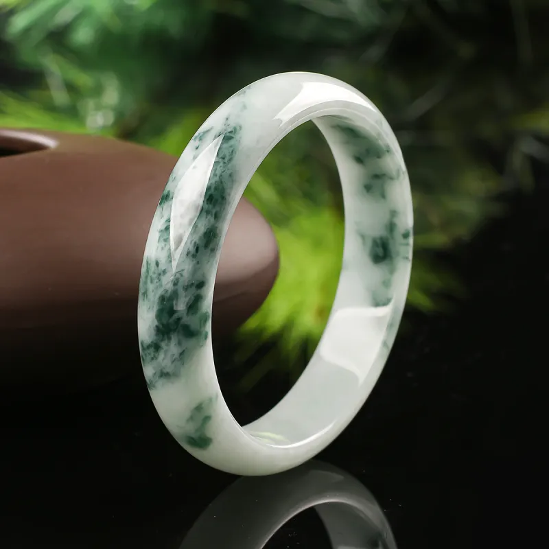 TAMINA Glutinous Jade Jadeite Bangles Women's-1