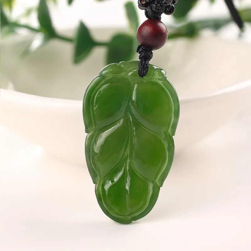 TAMINA Hetian Jade Pendants Jasper Unisex-3