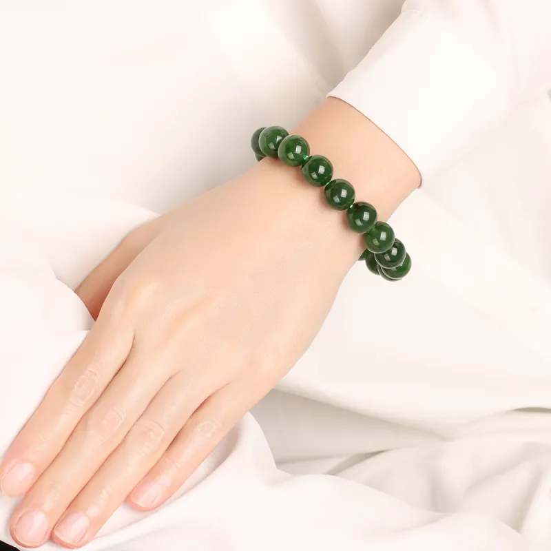 TAMINA Hetian Jade Bracelets Jasper Unisex-4