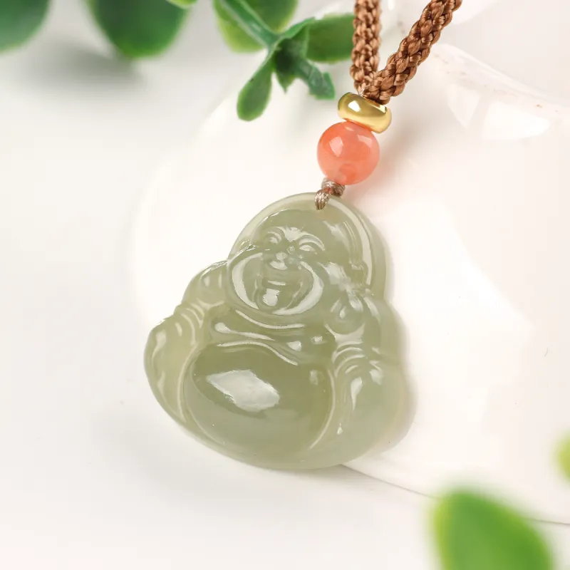 TAMINA Pendants Green Jade Unisex-2