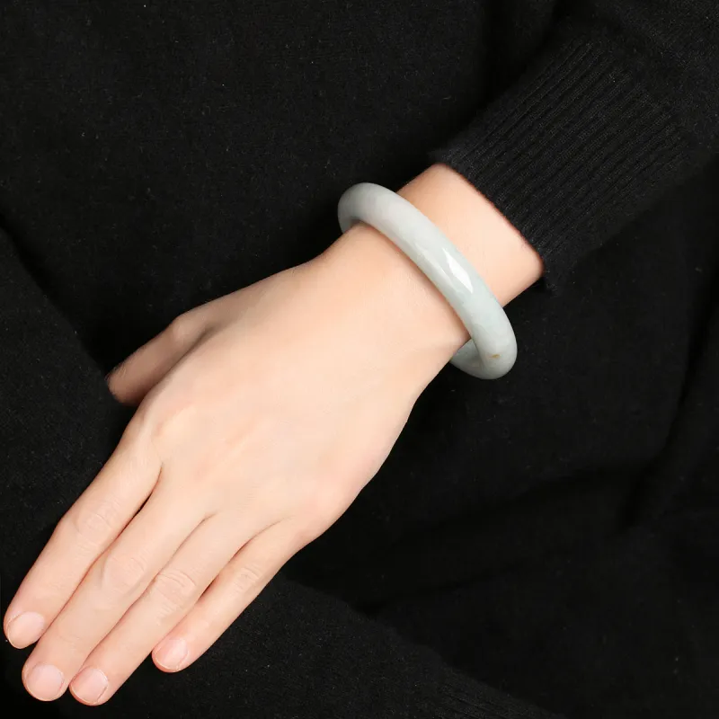 TAMINA Glutinous Jade Jadeite Bangles Women's-4