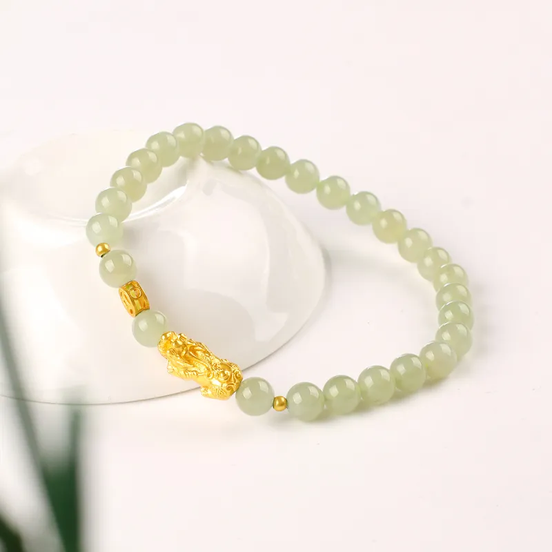 TAMINA Bracelets Green Jade Unisex-3