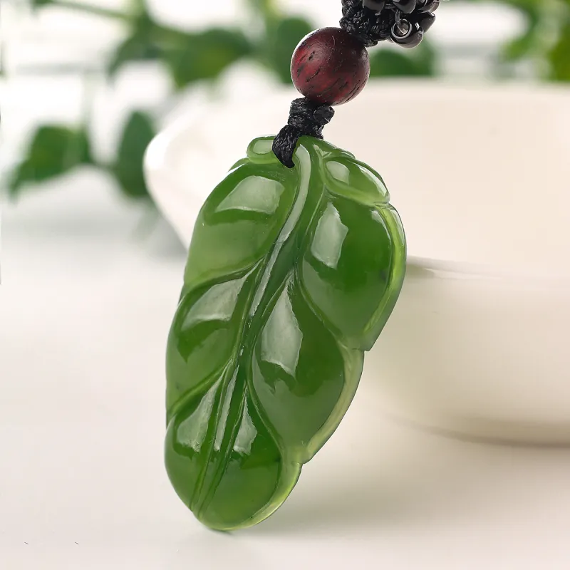TAMINA Hetian Jade Pendants Jasper Unisex-2