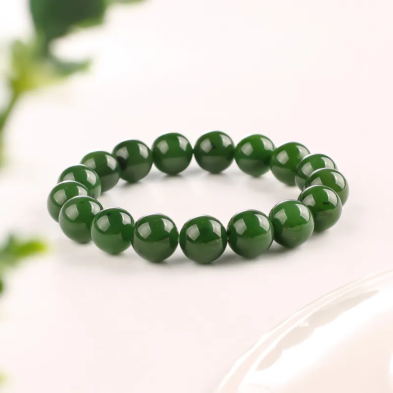 TAMINA Hetian Jade Bracelets Jasper Unisex-1