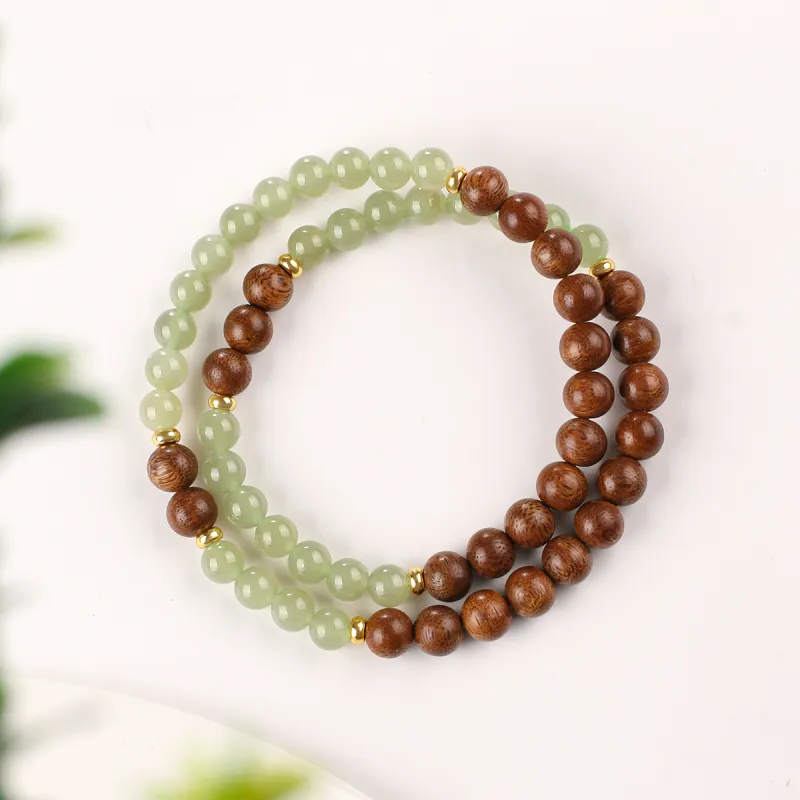 TAMINA Bracelets Green Jade Unisex-3