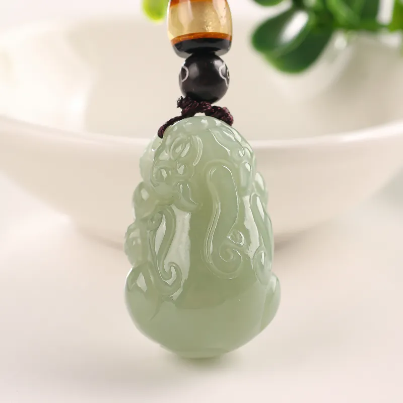 TAMINA Hetian Jade Pendants Green Jade Women's-1
