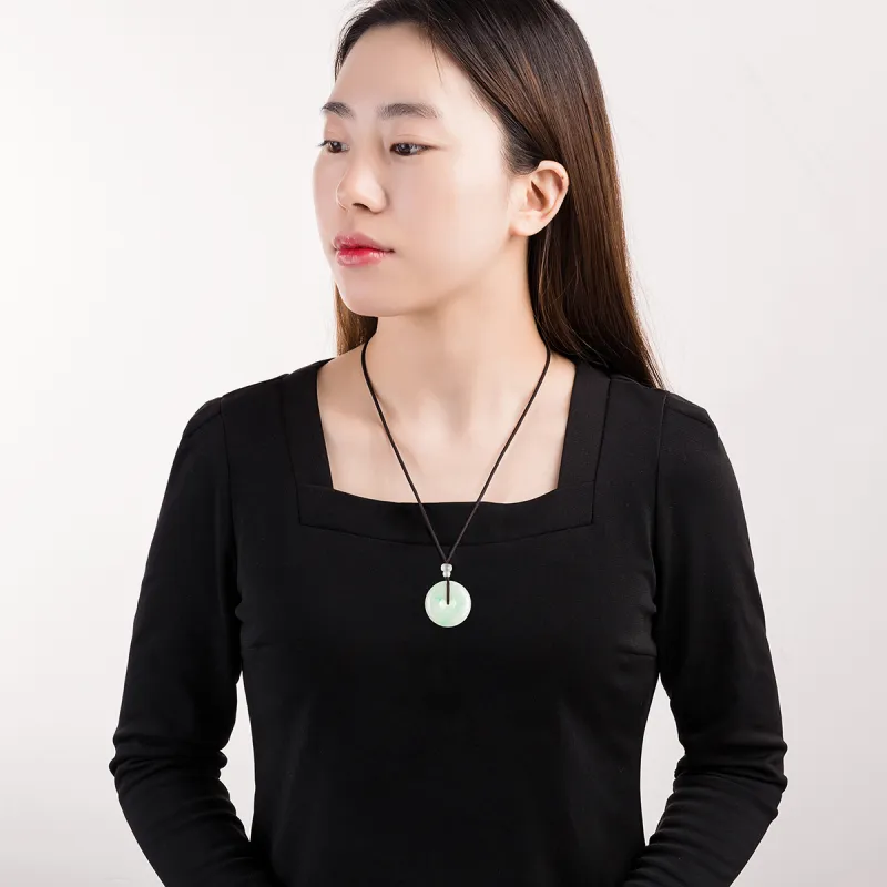 TAMINA Glutinous Jade Pendants Women's-4