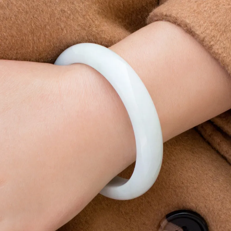 TAMINA Glutinous Jade Jadeite Bangles Women's-1