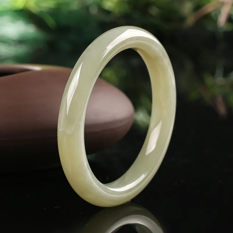 TAMINA Bangles Green Jade Women's-1