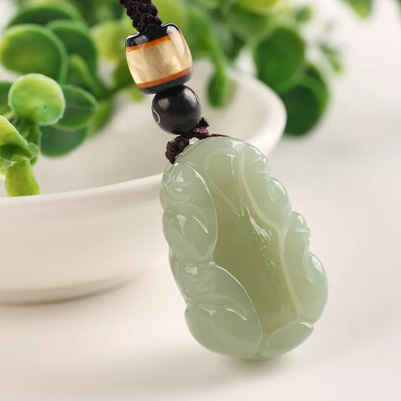 TAMINA Hetian Jade Pendants Green Jade Women's-3