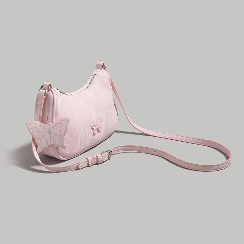 Jade En Plus PU Shoulder Bag Regular Women's Green/Pink/White/Black-9