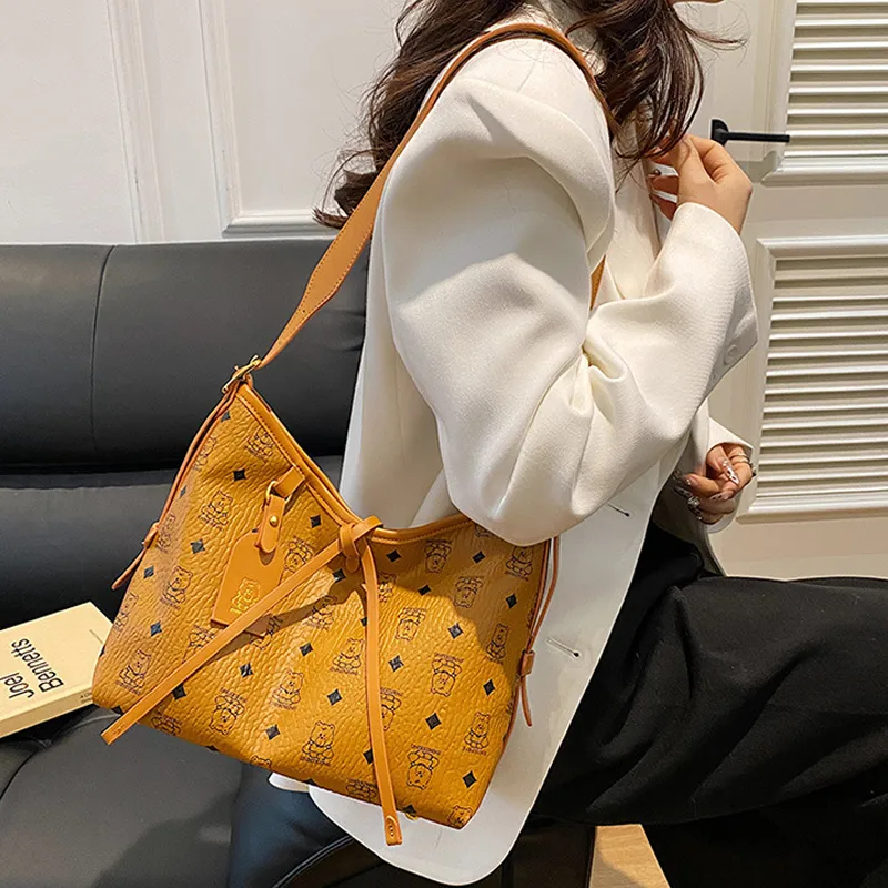 Jade En Plus PU Shoulder Bag Regular Women's Honey Brown-2