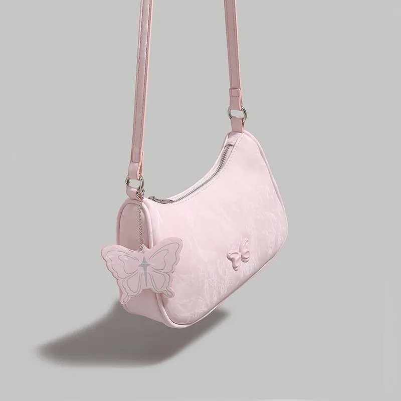 Jade En Plus PU Shoulder Bag Regular Women's Green/Pink/White/Black-13