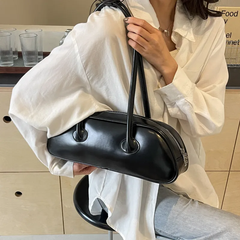 Jade En Plus PU Handbag, Shoulder Bag Regular Women's Black/White/Silver/Pink/Red-1