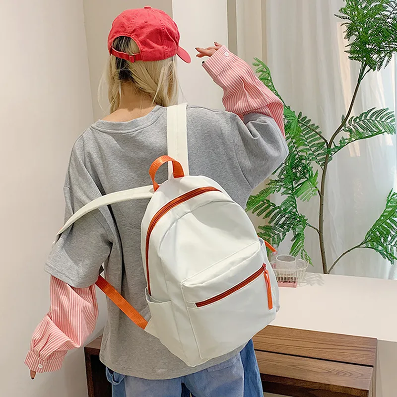 Jade En Plus Nylon Backpack Regular Unisex Mint Mambo/Light Yellow/Dusty Pink/Violet/Coconut Milk White-20